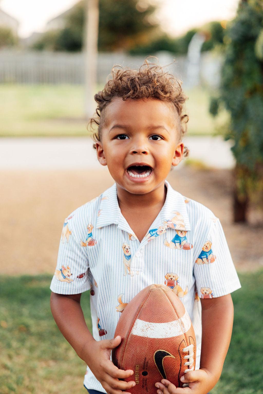 Boys Quarter-Bark S/S Polo 3