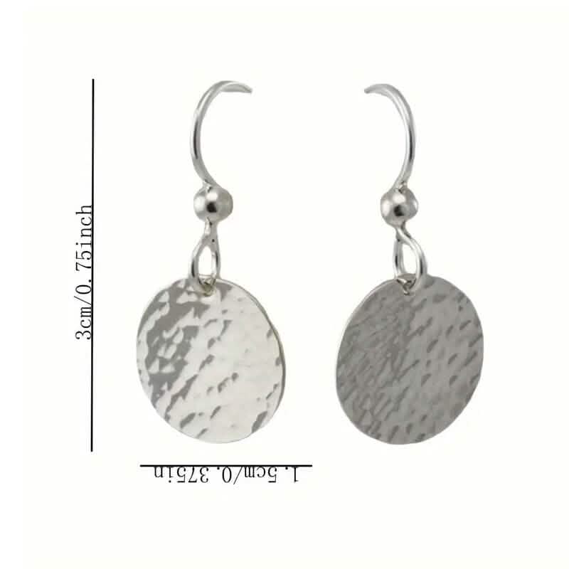 Minimalist Concave and Convex Small Round Earrings 4