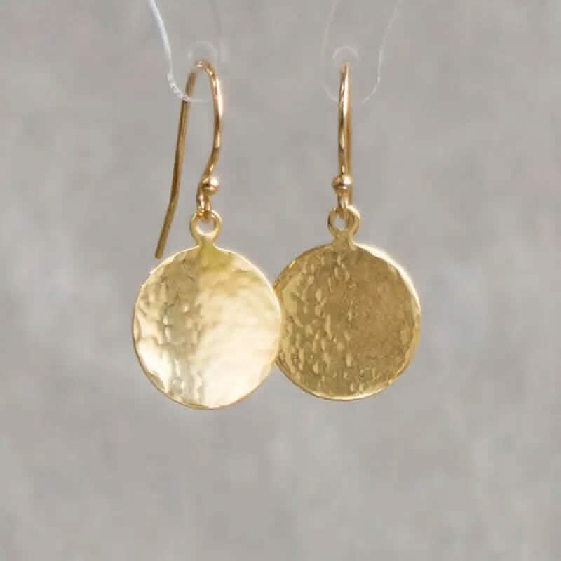 Minimalist Concave and Convex Small Round Earrings 1