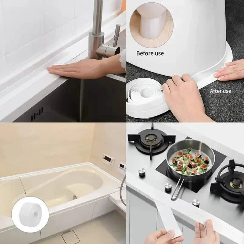 Moisture-Proof Kitchen and Bathroom Sink Gap Sticker Tape 7