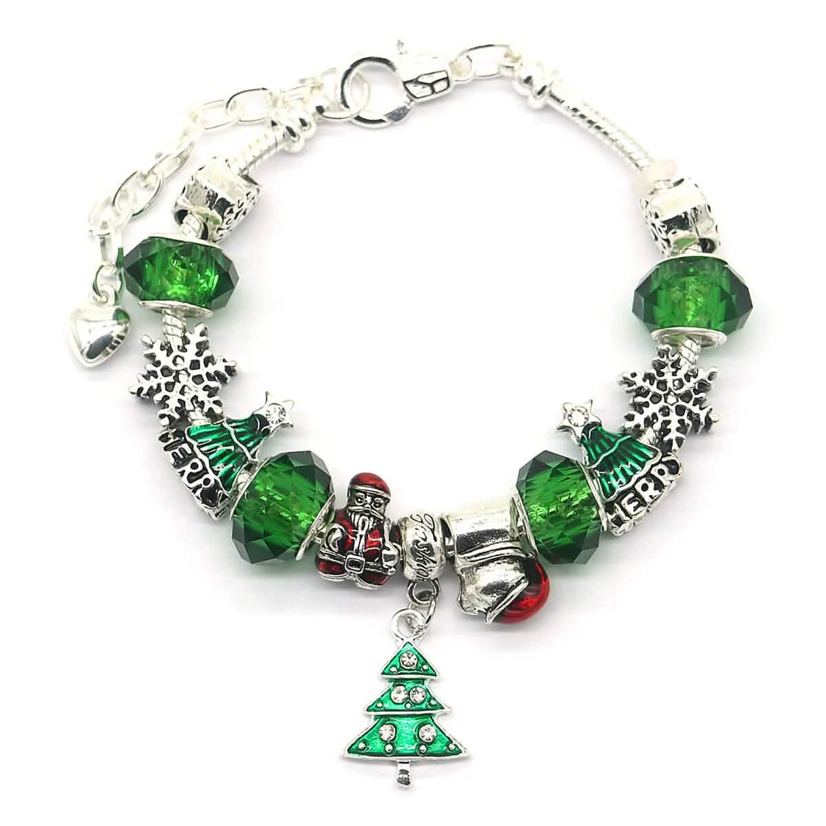 Murano and Swarovski Crystal Christmas Bracelet 1