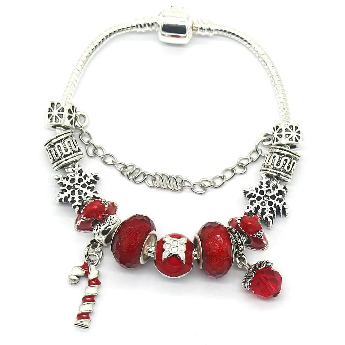 Murano and Swarovski Crystal Christmas Bracelet 2