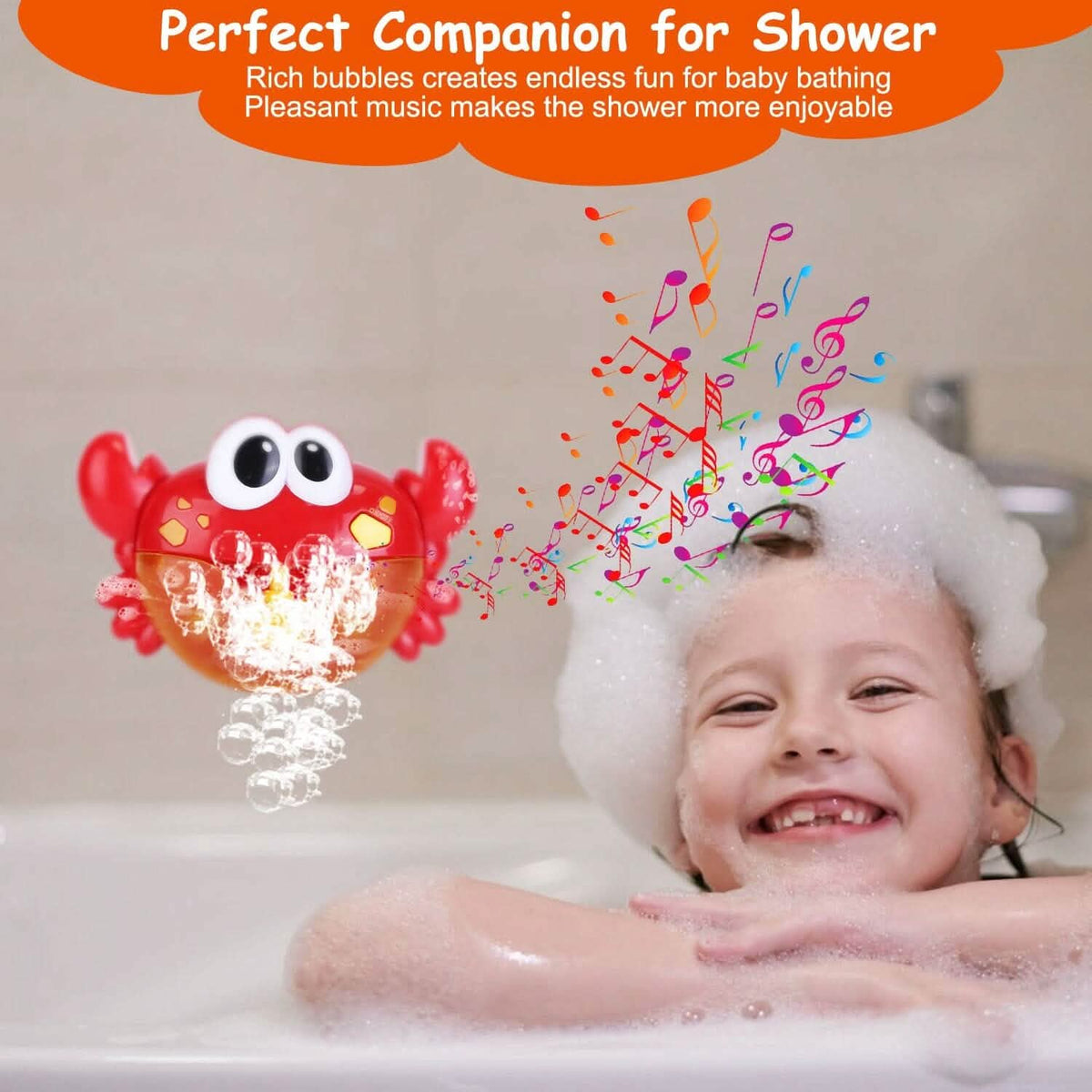 Musical Bubble Bath Maker for Bathtubs Toddler Bubble Machine 14