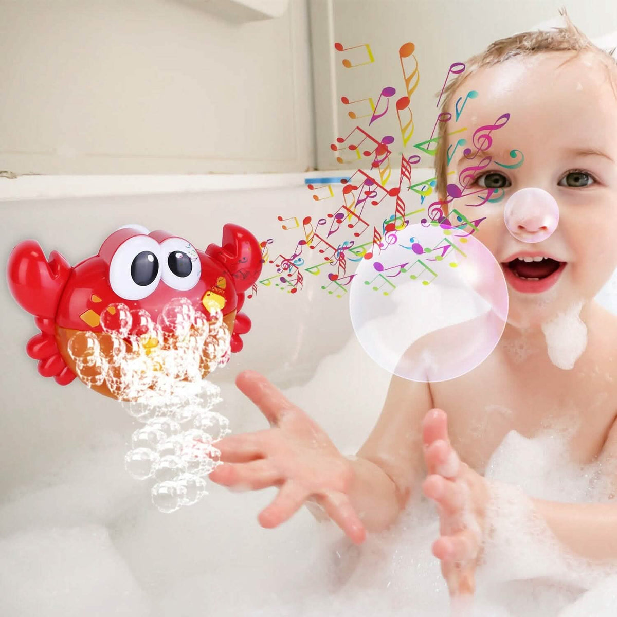 Musical Bubble Bath Maker for Bathtubs Toddler Bubble Machine 17