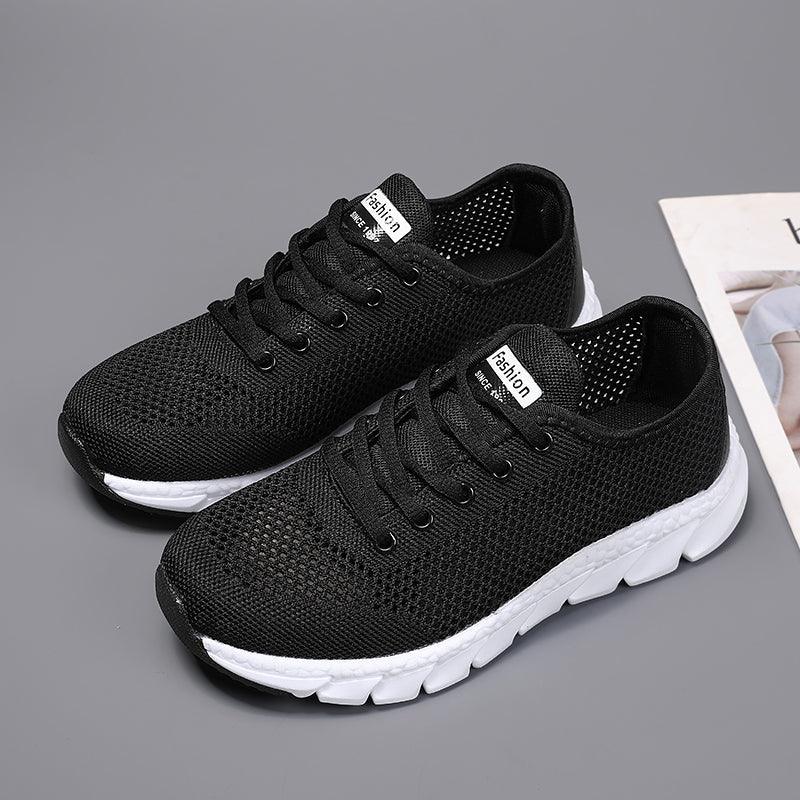 New Mesh Womens Sneakers Breathable Flat Shoes Women Lightweight Sports Non-slip Running Footwear Fashionable Breathable And Non-Slip Walking Shoes For Women 34