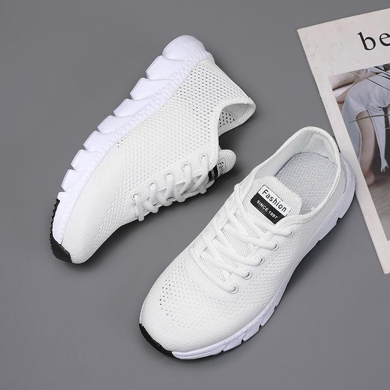New Mesh Womens Sneakers Breathable Flat Shoes Women Lightweight Sports Non-slip Running Footwear Fashionable Breathable And Non-Slip Walking Shoes For Women 3
