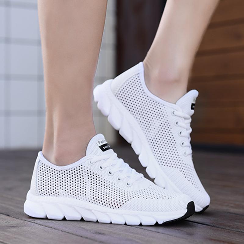 New Mesh Womens Sneakers Breathable Flat Shoes Women Lightweight Sports Non-slip Running Footwear Fashionable Breathable And Non-Slip Walking Shoes For Women 5