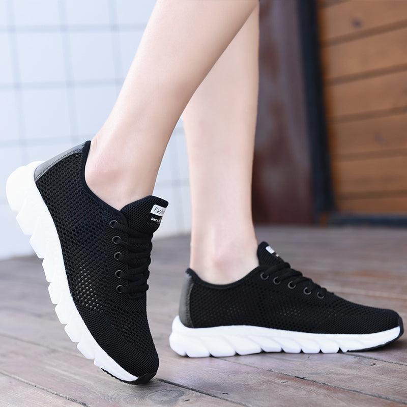 New Mesh Womens Sneakers Breathable Flat Shoes Women Lightweight Sports Non-slip Running Footwear Fashionable Breathable And Non-Slip Walking Shoes For Women 26