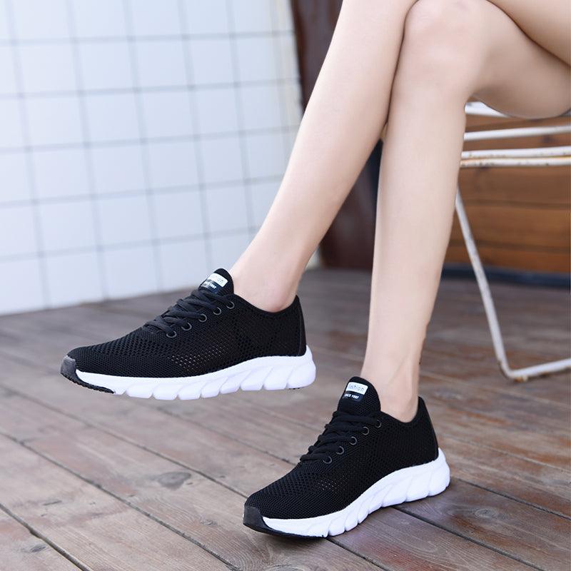 New Mesh Womens Sneakers Breathable Flat Shoes Women Lightweight Sports Non-slip Running Footwear Fashionable Breathable And Non-Slip Walking Shoes For Women 33