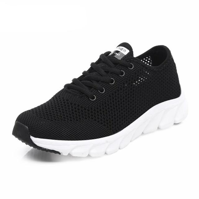 New Mesh Womens Sneakers Breathable Flat Shoes Women Lightweight Sports Non-slip Running Footwear Fashionable Breathable And Non-Slip Walking Shoes For Women 10