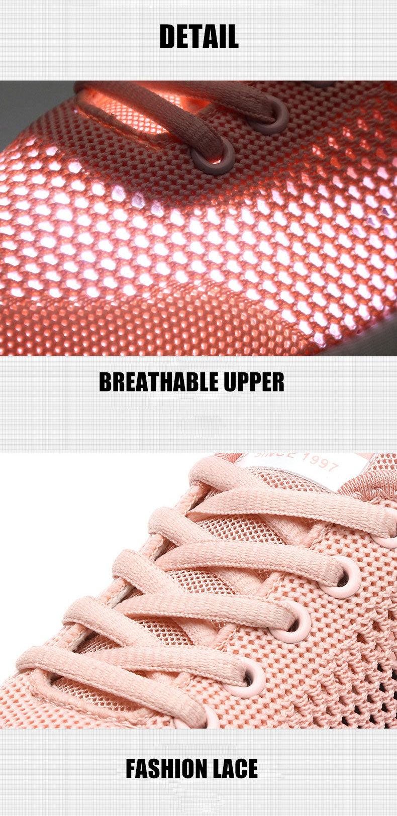 New Mesh Womens Sneakers Breathable Flat Shoes Women Lightweight Sports Non-slip Running Footwear Fashionable Breathable And Non-Slip Walking Shoes For Women 20