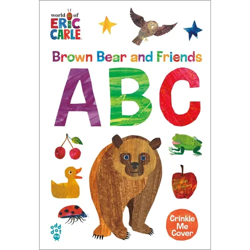 Brown Bear and Friends ABC (World of Eric Carle): A Padded Board Book with a Crinkle-Me Cover for Babies & Toddlers - Board Book 1