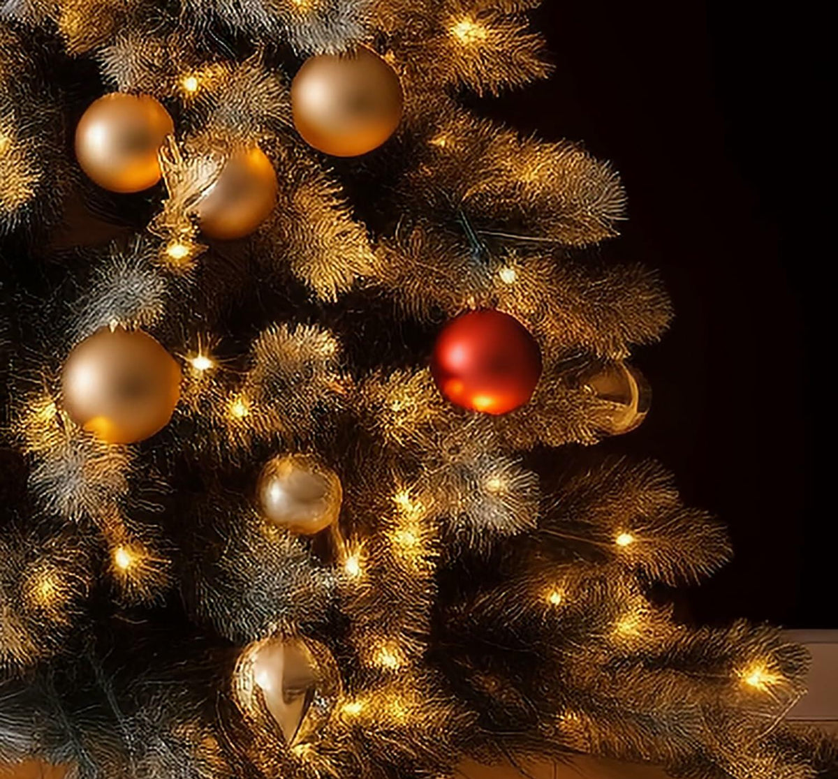 Emopeak 12Pcs Shatterproof Christmas Balls Ornaments 4 Style Multi Color 6