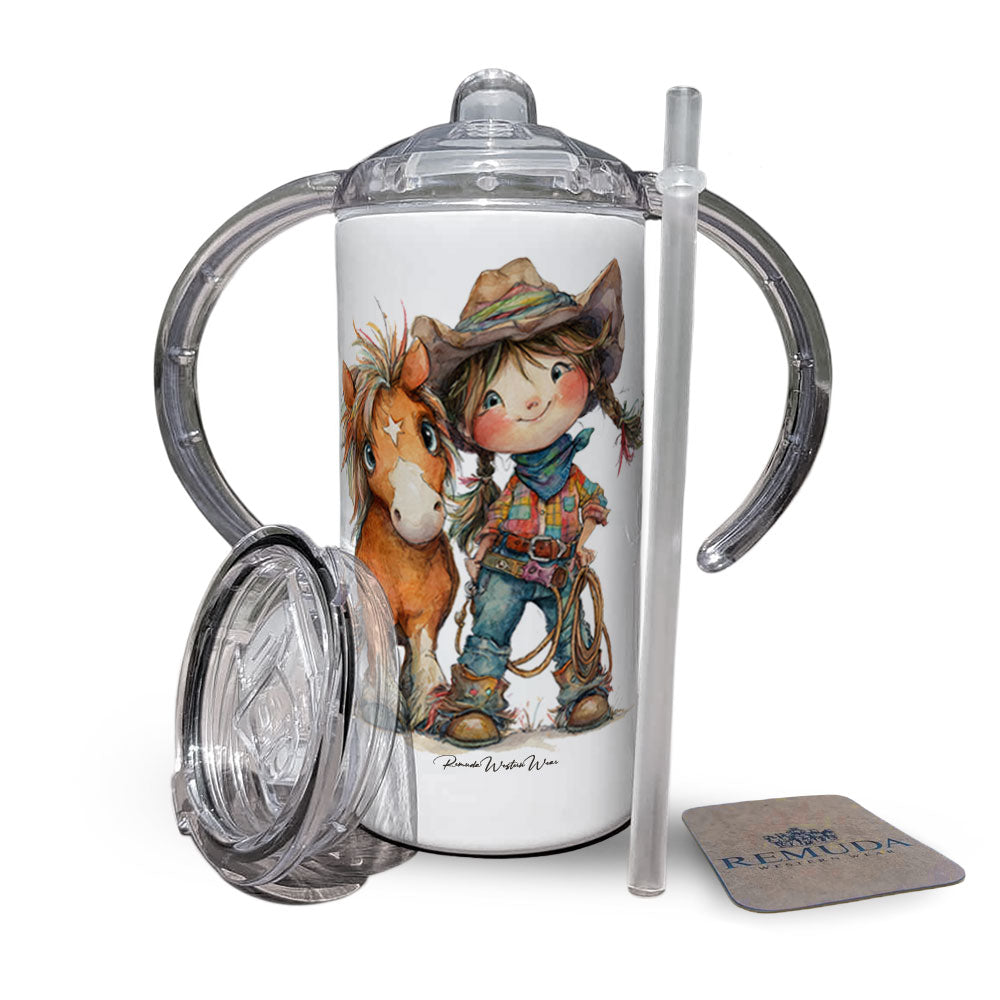 Pony Pals Cowgirl - Infant & Toddler Girls Western Sippy Cup 1