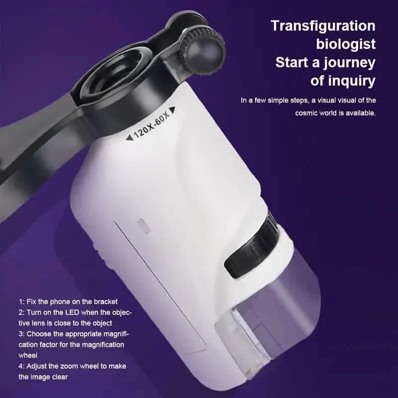 Portable Handheld Mini Microscope Toy 5