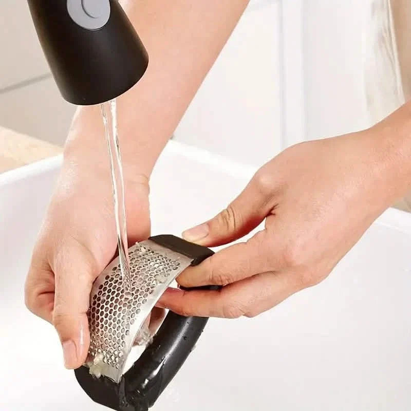 Premium Stainless Steel Garlic Rocker Press - Compact, Durable, and Rust-Resistant Kitchen Gadget 9