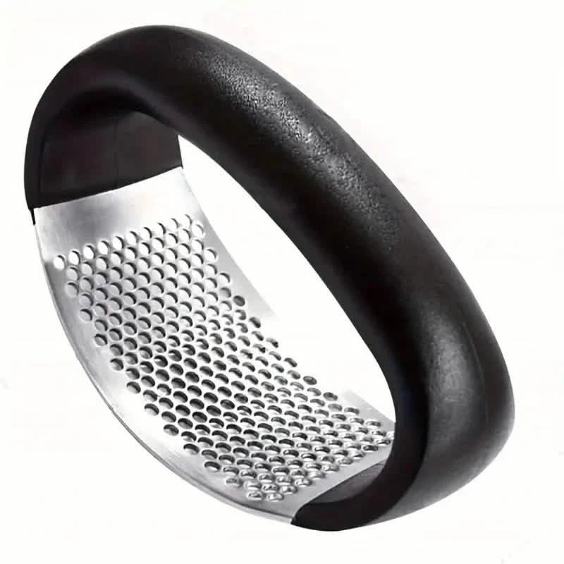 Premium Stainless Steel Garlic Rocker Press - Compact, Durable, and Rust-Resistant Kitchen Gadget 2