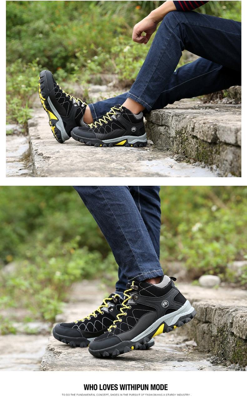 Soft Black Mens Boots Winter Fur Warm Snow Men Walking Boots Work Shoes Footwear Fashion Rubber Ankle Shoes Warm Fur Lined Ankle Booties Comfortable Non Slip Outdoor Shoes 12