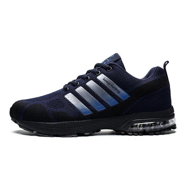 Running Mens Sport Elegant Sneakers Air Cushion Sneakers Lace Up Low Top Jogging Shoes Man Athletic Footwear Breathable Comfortable Athletic Running Sneakers 80