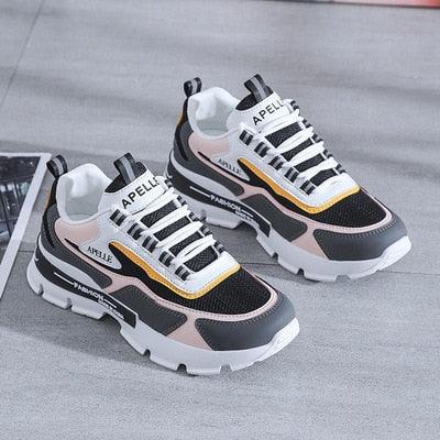 Sports Footwear Women's Running Shoes Summer New Mesh Breathable Platform Increased Fashion Shoes Womens Running Athletic Casual Sports Sneakers For Walking Gym Jogging Training Fitness 17