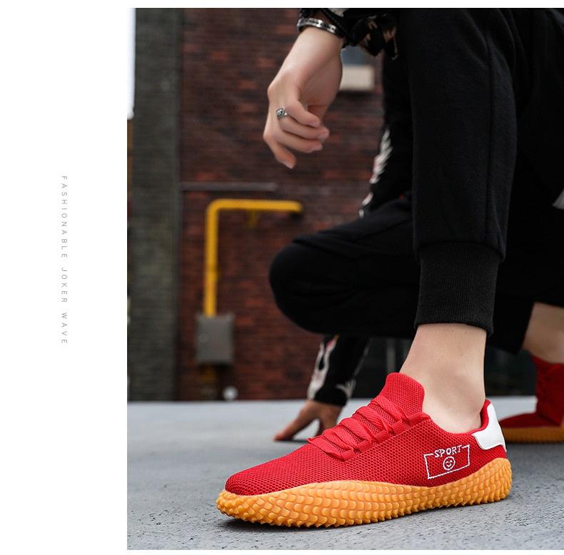 Men's Black Sneakers Mesh Breathable Shoes Male Fashion Black Athletic Footwear Flat Casual Walking Shoes Breathable Casual Shoes Couple Fashion Lace Up Mens Sneakers 5