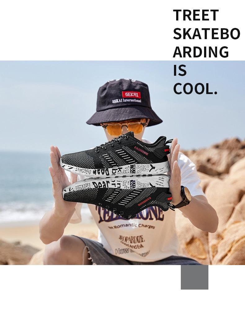 Summer Sport Mens Casual Workout Shoes Air Mesh Sneakers Fashion Foam Footwear Black Beach Water Fisherman Breathable Men Jogging Tennis Sport Sneakers 33