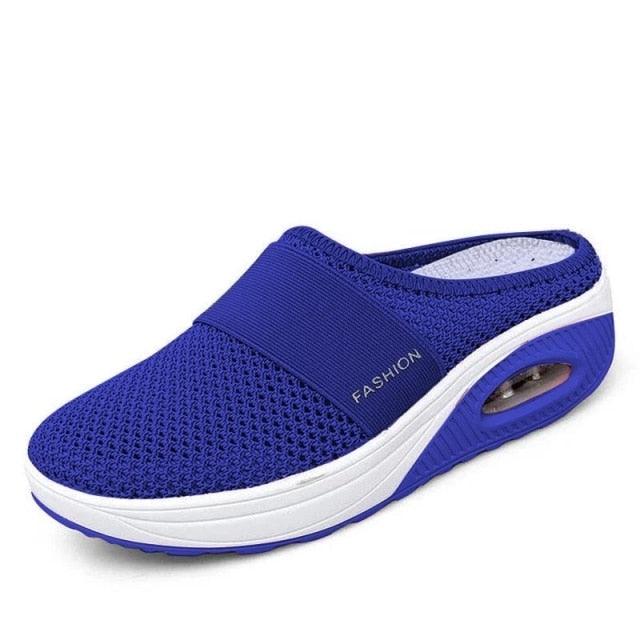 Women Sandals Fashion Platform Shoes Comfy Clogs Breathable Slippers Mesh Lightweight Footwear Air Cushion Platform Mesh Sneaker Sandals For Female Lightweight Beach Shoes 21