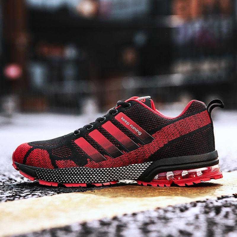 Running Mens Sport Elegant Sneakers Air Cushion Sneakers Lace Up Low Top Jogging Shoes Man Athletic Footwear Breathable Comfortable Athletic Running Sneakers 58