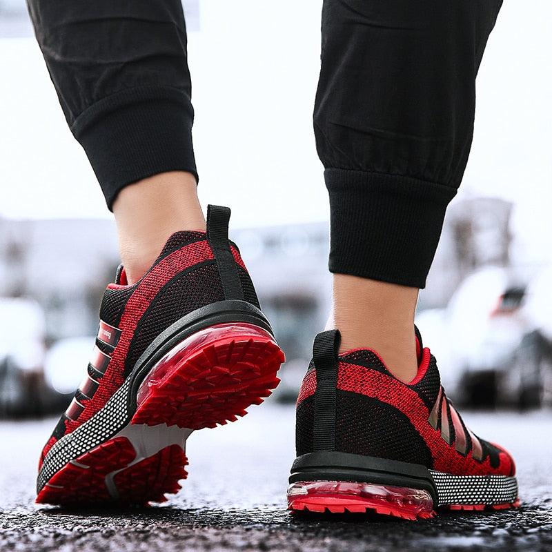 Running Mens Sport Elegant Sneakers Air Cushion Sneakers Lace Up Low Top Jogging Shoes Man Athletic Footwear Breathable Comfortable Athletic Running Sneakers 74
