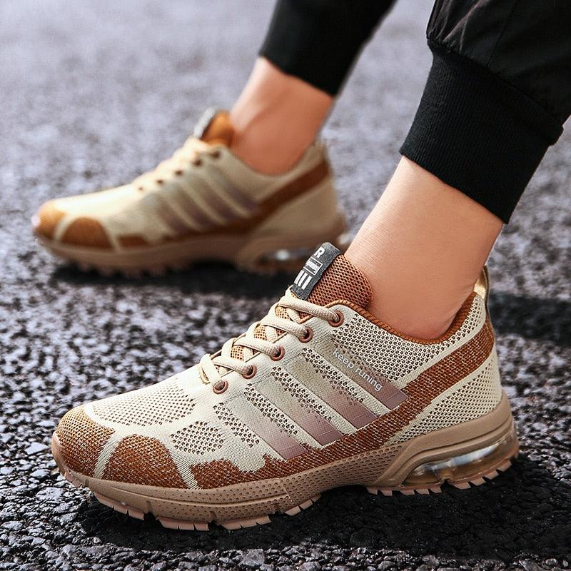Running Mens Sport Elegant Sneakers Air Cushion Sneakers Lace Up Low Top Jogging Shoes Man Athletic Footwear Breathable Comfortable Athletic Running Sneakers 88