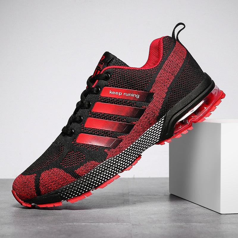 Running Mens Sport Elegant Sneakers Air Cushion Sneakers Lace Up Low Top Jogging Shoes Man Athletic Footwear Breathable Comfortable Athletic Running Sneakers 97