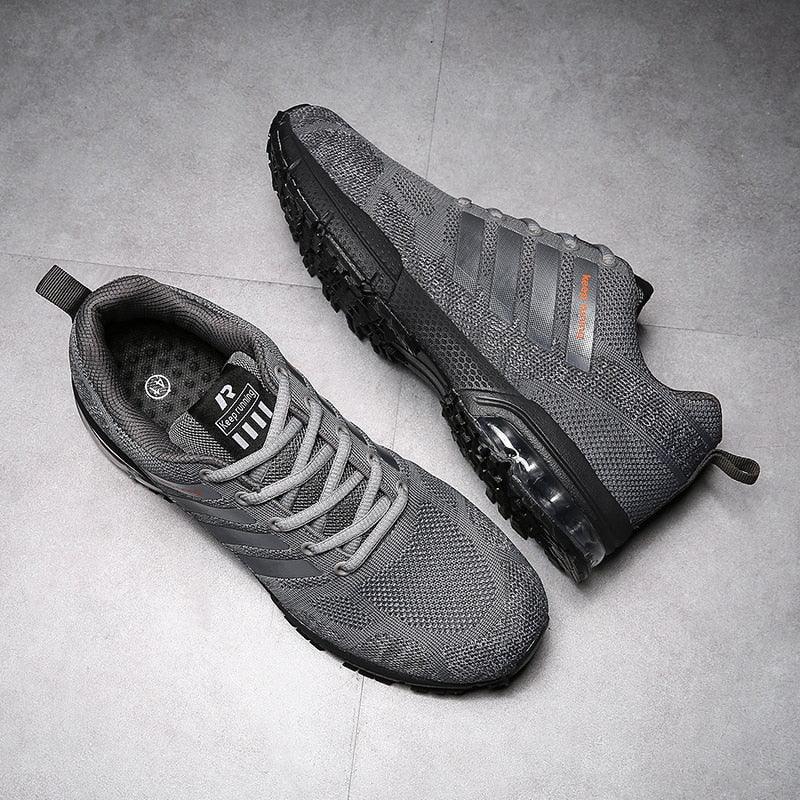 Running Mens Sport Elegant Sneakers Air Cushion Sneakers Lace Up Low Top Jogging Shoes Man Athletic Footwear Breathable Comfortable Athletic Running Sneakers 61