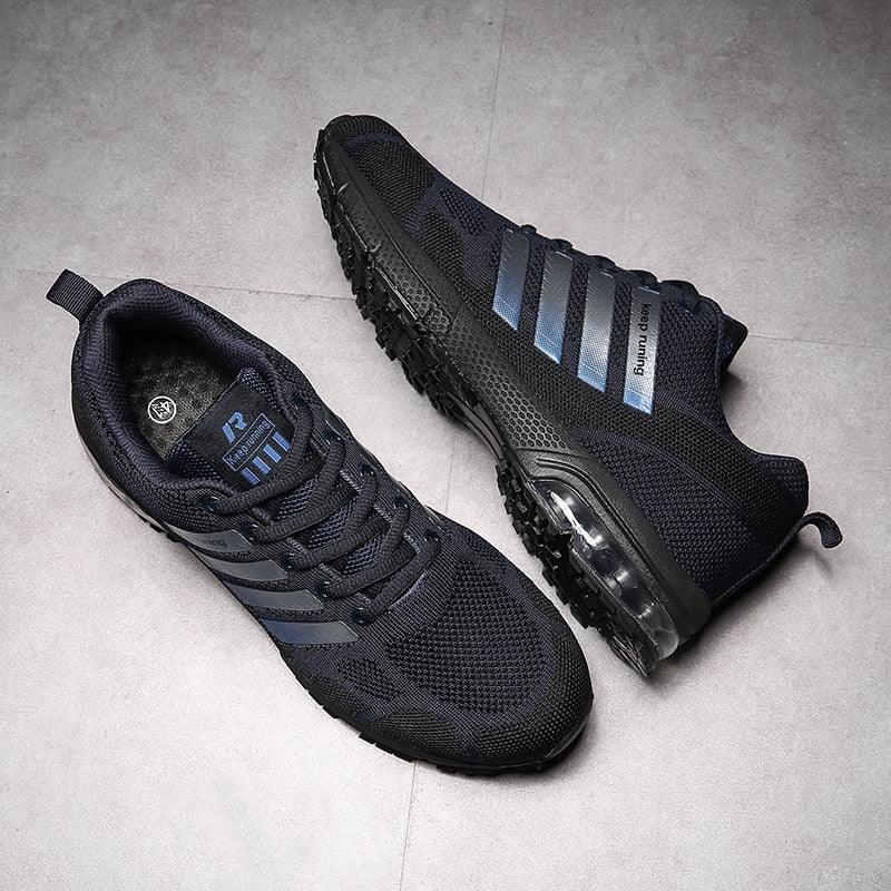 Running Mens Sport Elegant Sneakers Air Cushion Sneakers Lace Up Low Top Jogging Shoes Man Athletic Footwear Breathable Comfortable Athletic Running Sneakers 87