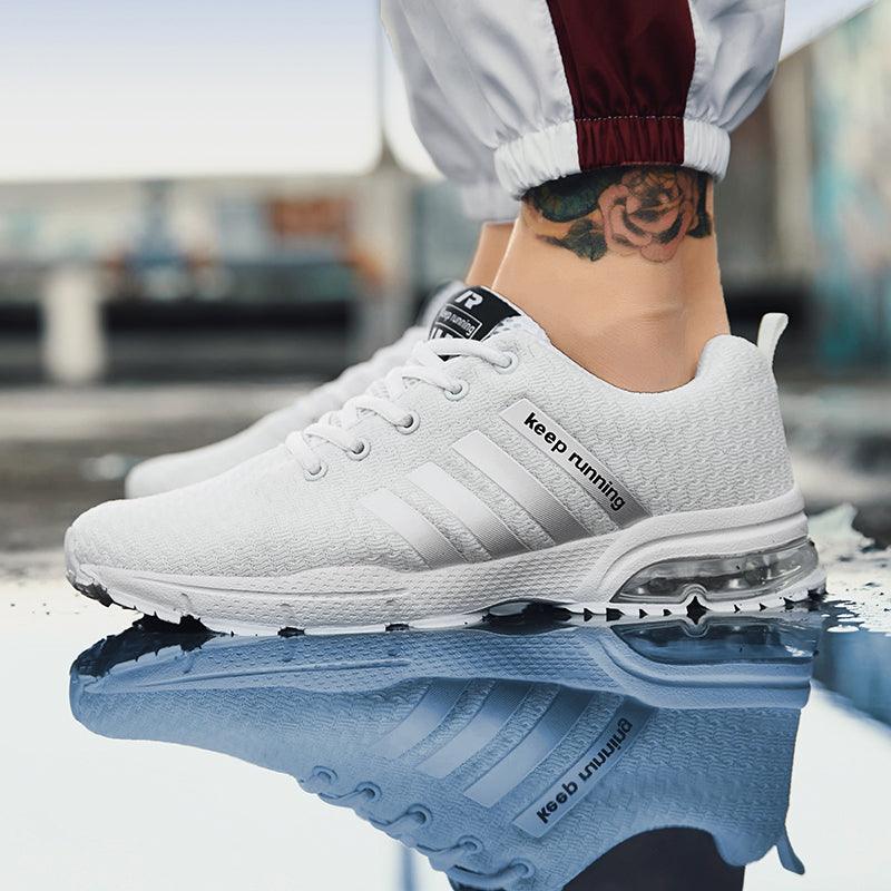 Men's Casual Sports Shoes Breathable Sneakers Air Cushion Running Shoes Air Cushion Mesh Running Shoes Women Footwear Mens Casual Sport Training Fitness Sneakers For Workout 23