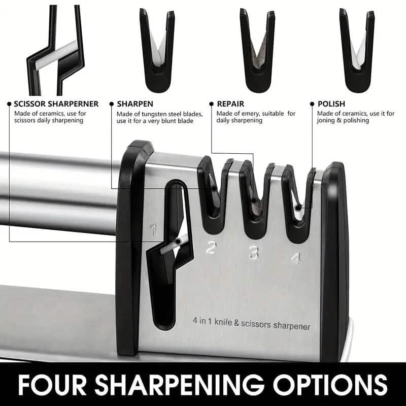 Professional 4-Stage Knife Sharpener Tool 4