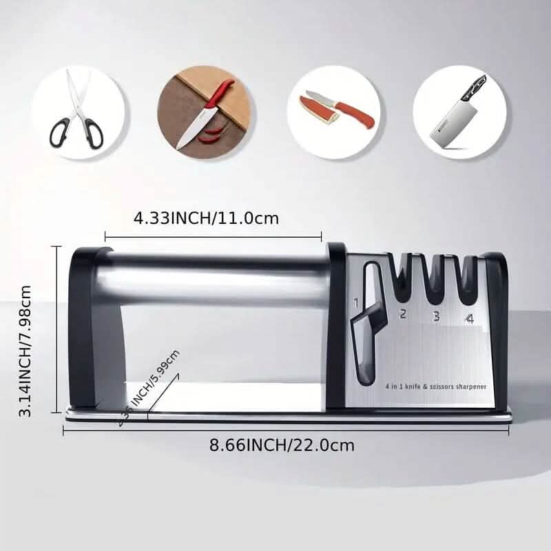 Professional 4-Stage Knife Sharpener Tool 3