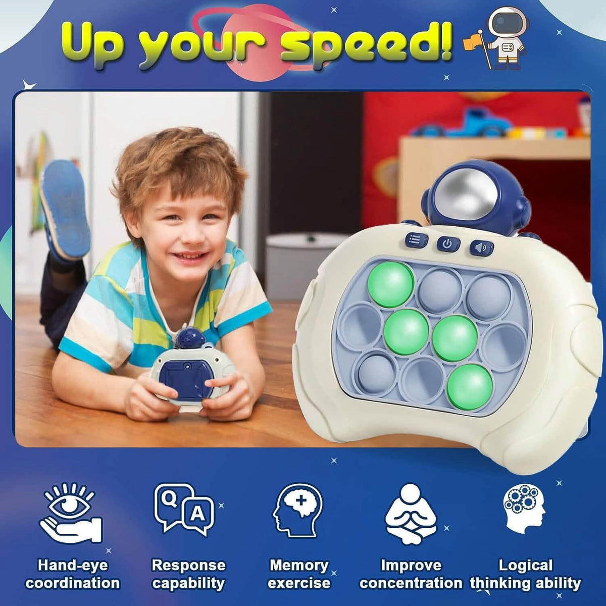 Quick Push Pop Game-it Fidget Toys Pro for Kids and Adults 5