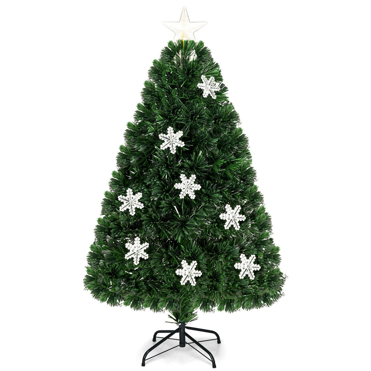 LED Optic Artificial Christmas Tree with Snowflakes 10