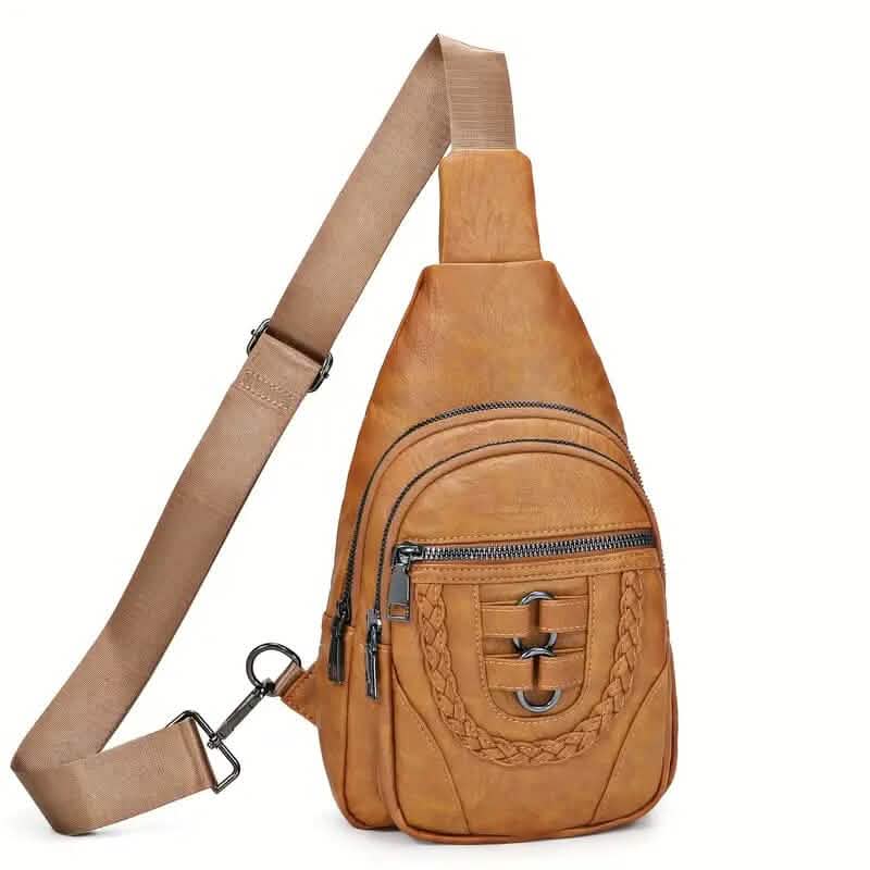 Retro PU Leather Crossbody Bag 2