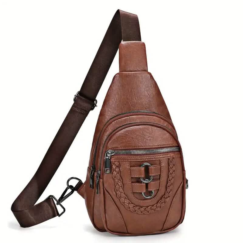 Retro PU Leather Crossbody Bag 3