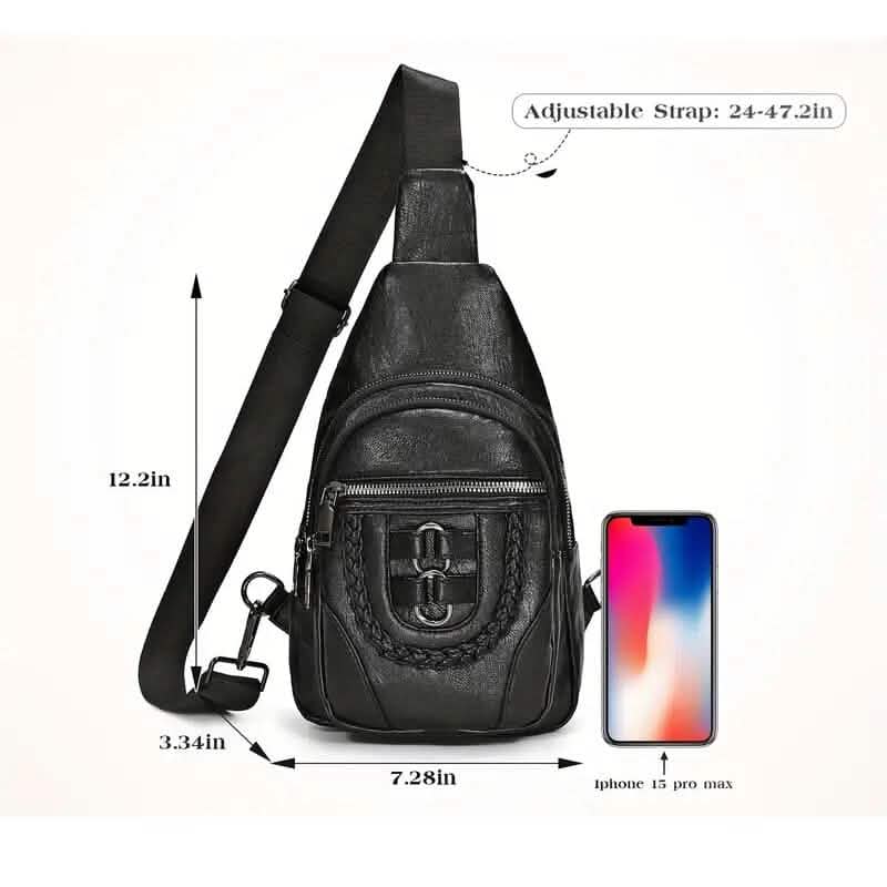 Retro PU Leather Crossbody Bag 5