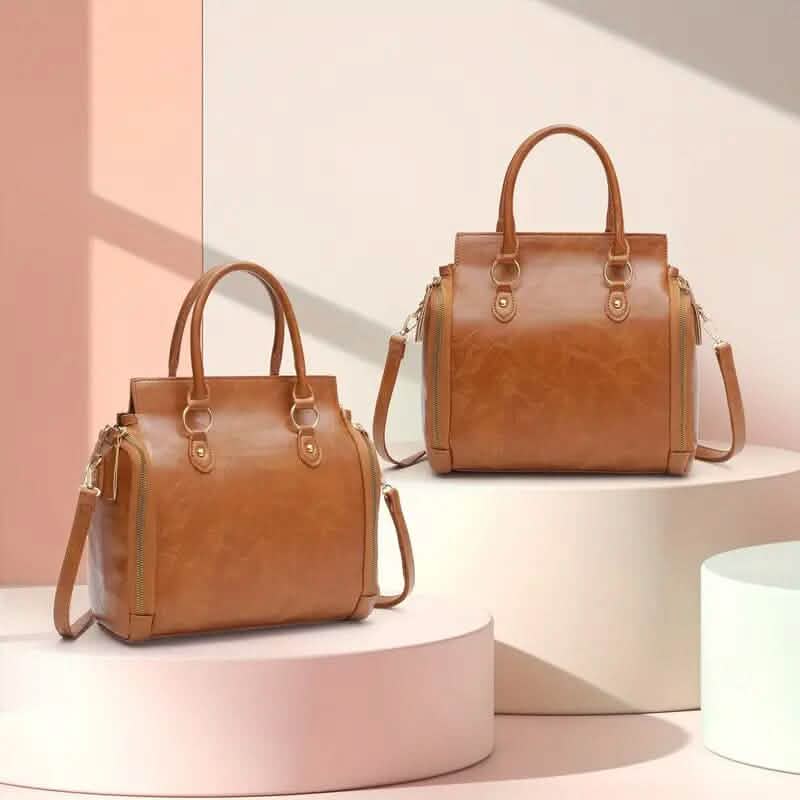 Retro PU Leather Handbag with Multi Card Slot 7