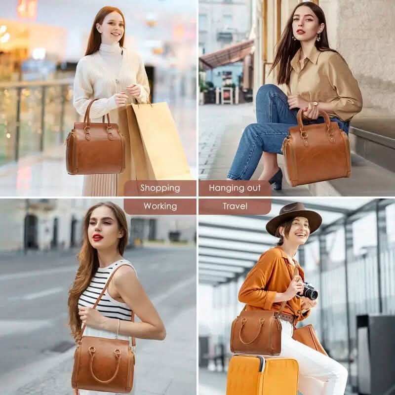 Retro PU Leather Handbag with Multi Card Slot 6