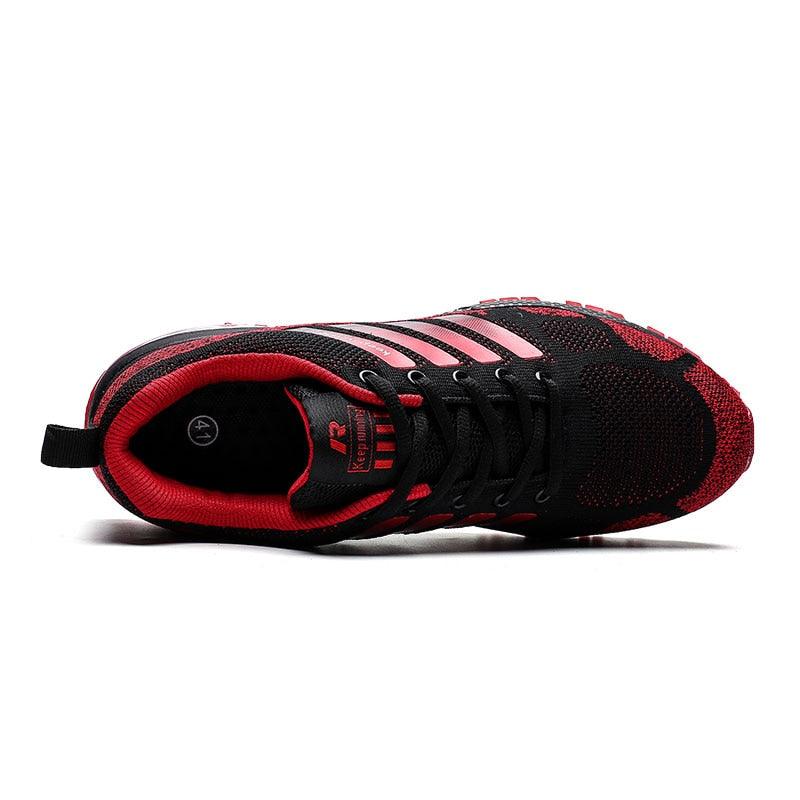 Running Mens Sport Elegant Sneakers Air Cushion Sneakers Lace Up Low Top Jogging Shoes Man Athletic Footwear Breathable Comfortable Athletic Running Sneakers 38