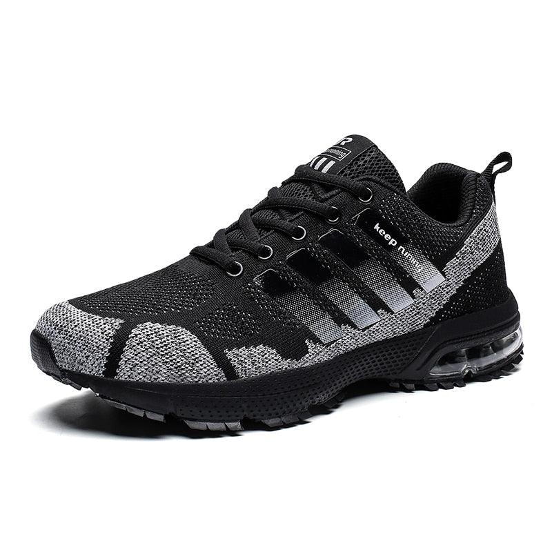 Running Mens Sport Elegant Sneakers Air Cushion Sneakers Lace Up Low Top Jogging Shoes Man Athletic Footwear Breathable Comfortable Athletic Running Sneakers 9