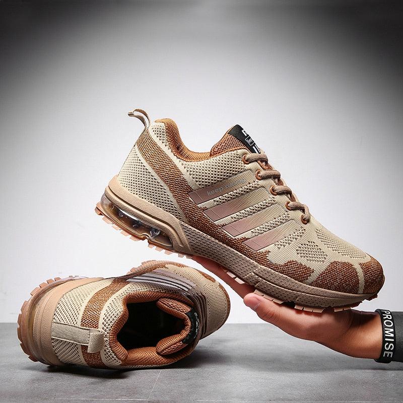 Running Mens Sport Elegant Sneakers Air Cushion Sneakers Lace Up Low Top Jogging Shoes Man Athletic Footwear Breathable Comfortable Athletic Running Sneakers 34