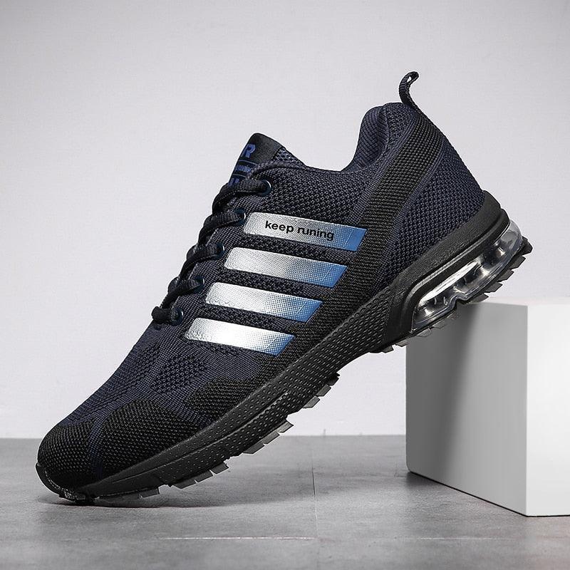 Running Mens Sport Elegant Sneakers Air Cushion Sneakers Lace Up Low Top Jogging Shoes Man Athletic Footwear Breathable Comfortable Athletic Running Sneakers 11