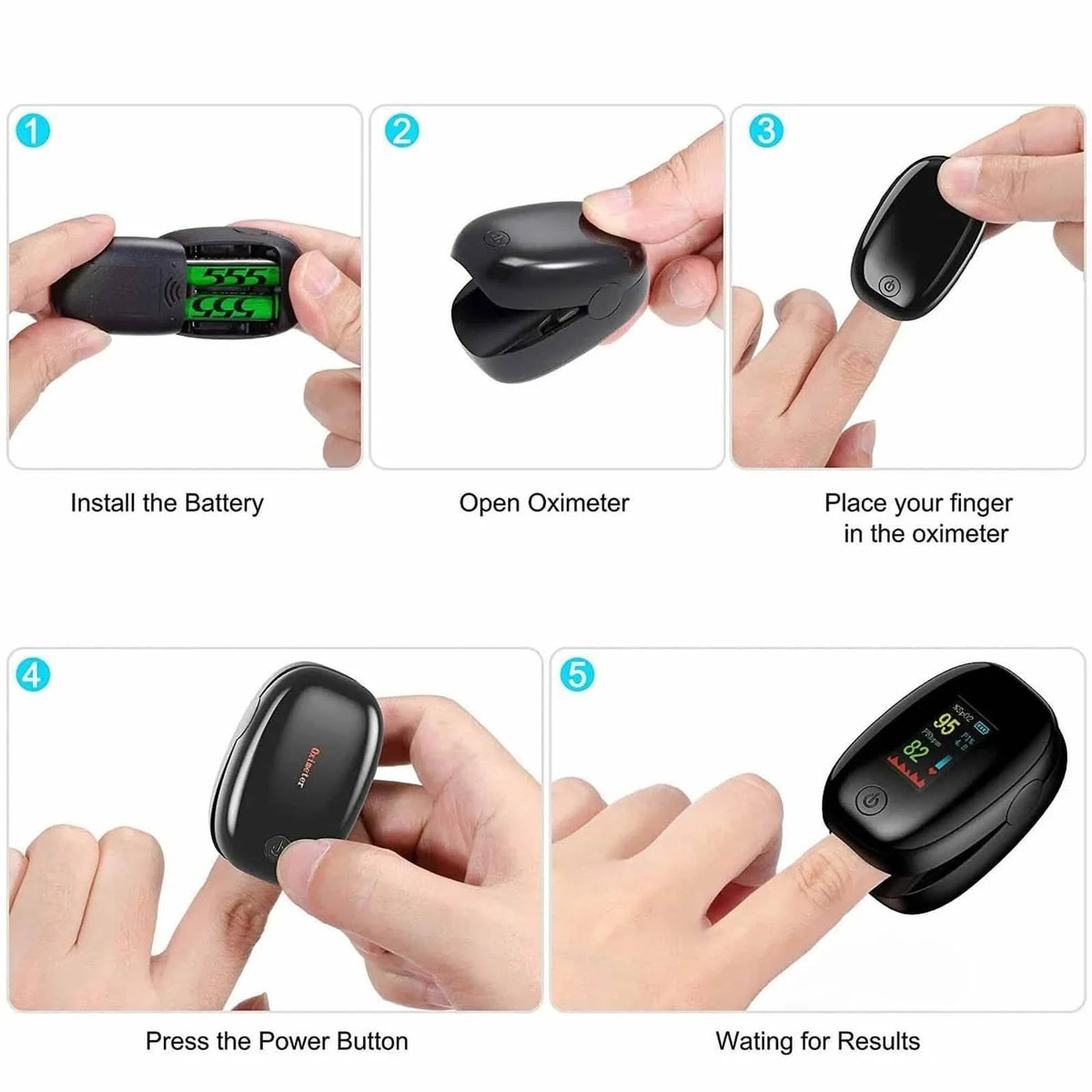 Finger Pulse Oximeter – Heart Rate & SPO2 Monitor 9
