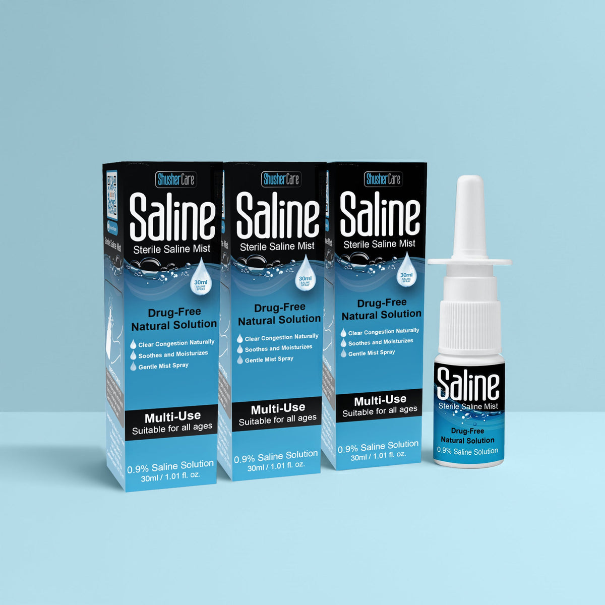 Shusher Care Saline Nasal Spray – Drug-Free, Preservative-Free Congestion Relief for Babies & Family 8