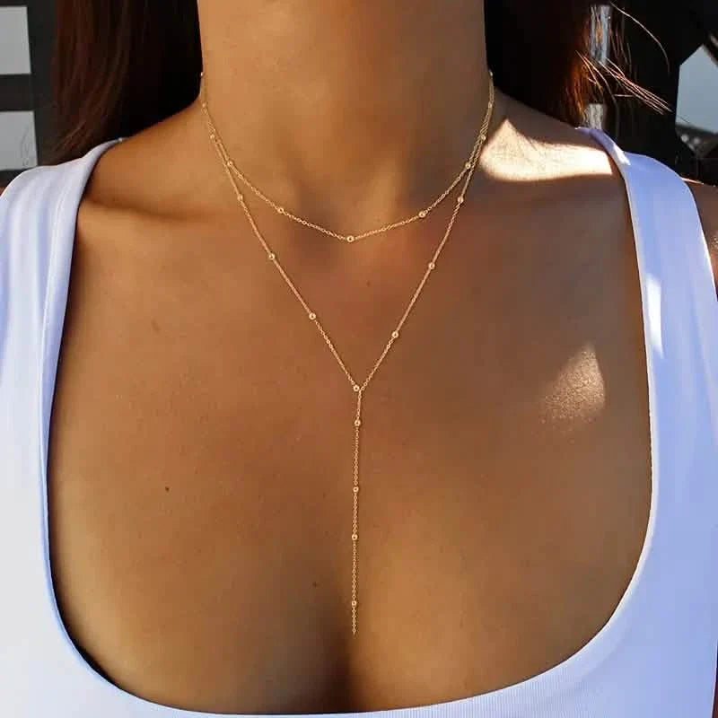 Sexy Tribal Style Iron Chain with Dangling Tassel Pendant 4